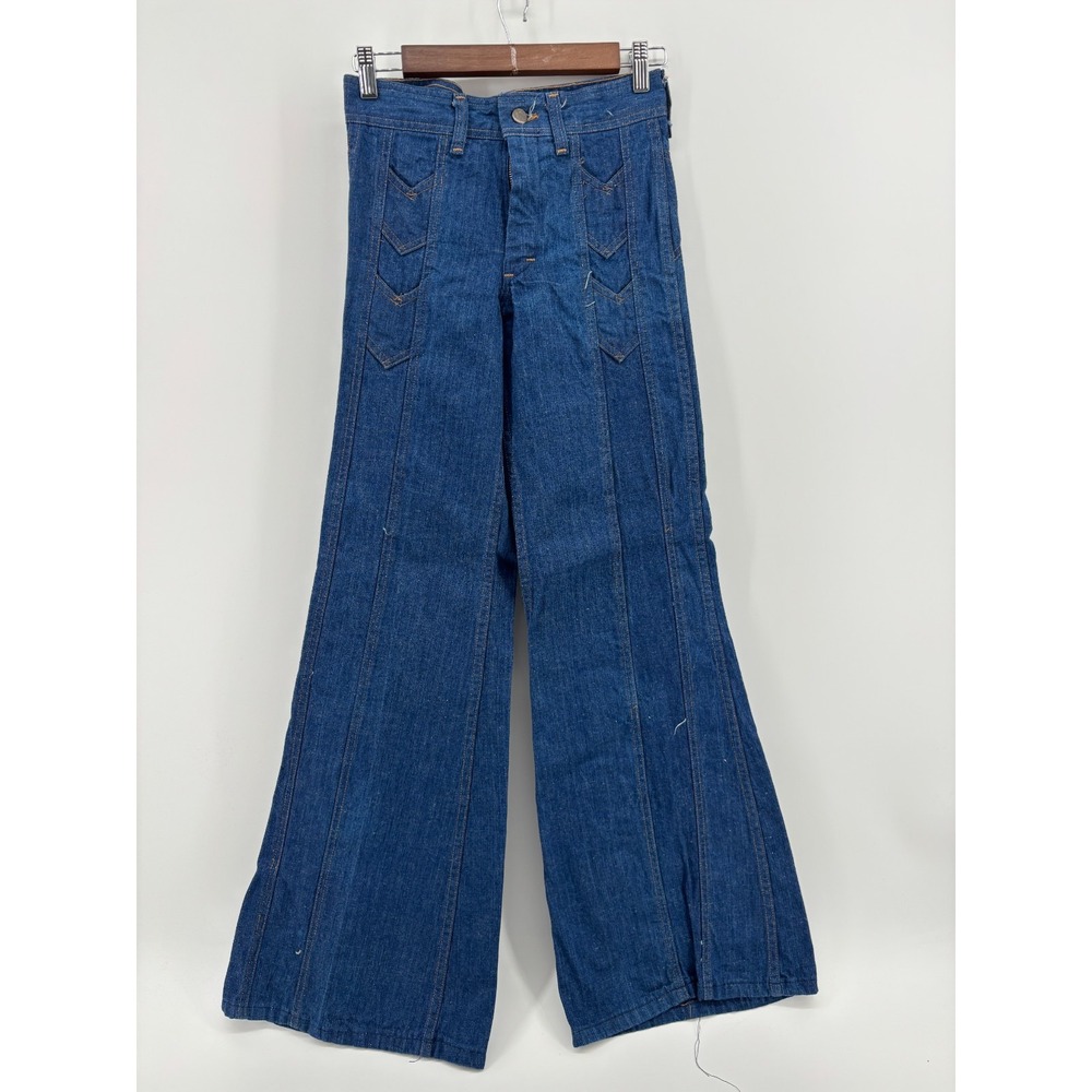 Ely & Walker Vintage Bell Bottom Jeans Womens Blue High Rise Flared Denim 26x32